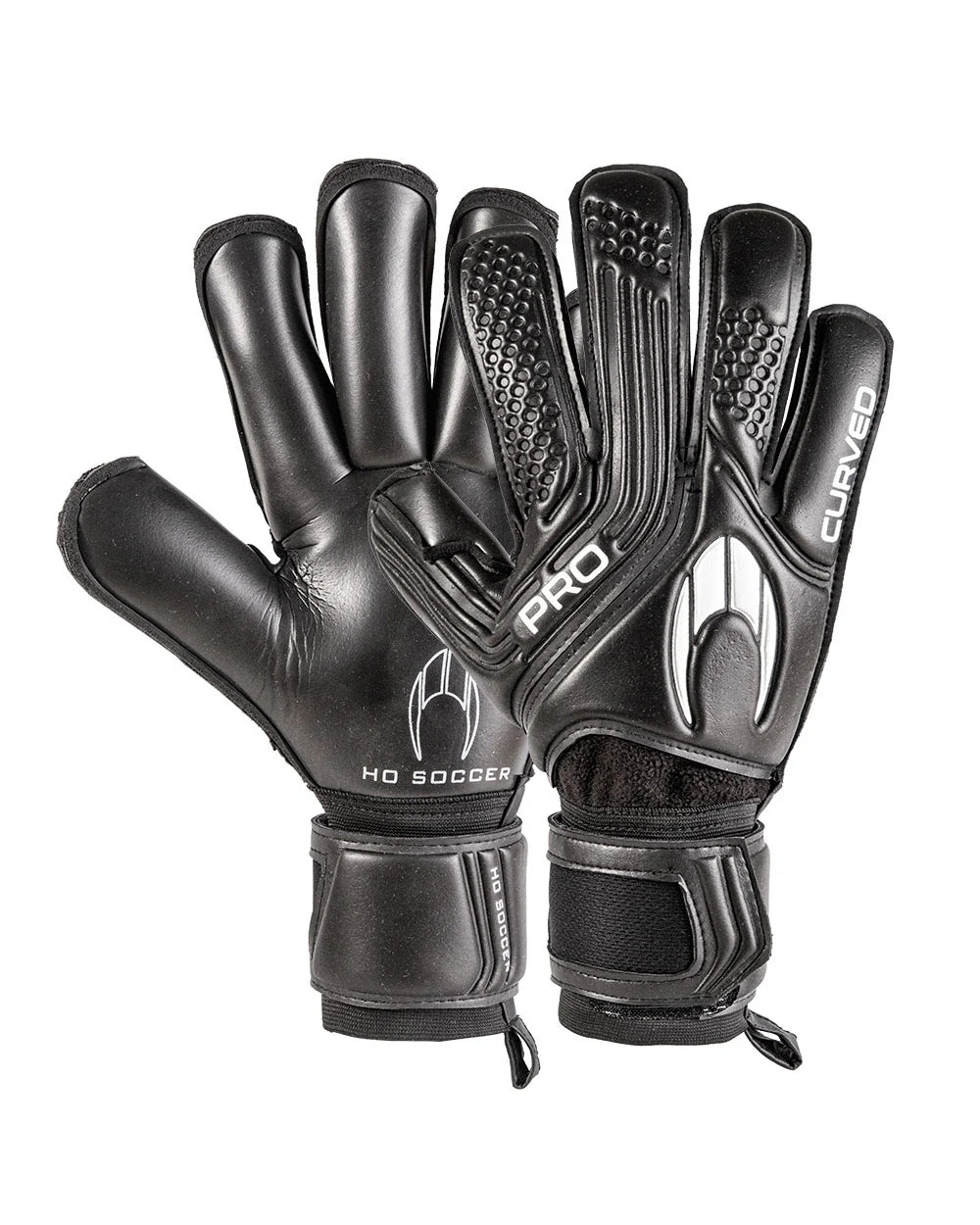 Guantes de Portero HO Soccer Pro Curved Blackout