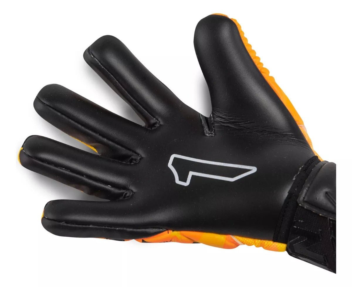 GUANTE DE PORTERO RINAT META TACTIK GK PRO NARANJA ADULTO.