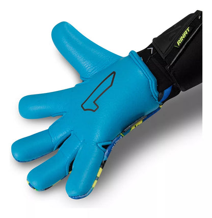 GUANTE DE PORTERO RINAT META TACTIK ALPHA AZUL AMARILLO AD