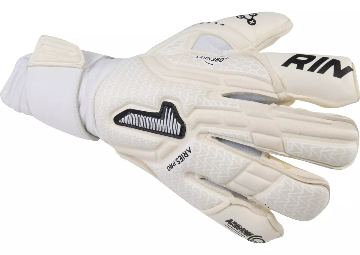 Guante de Portero Profesional Rinat Aries Nemesis Pro Blanco