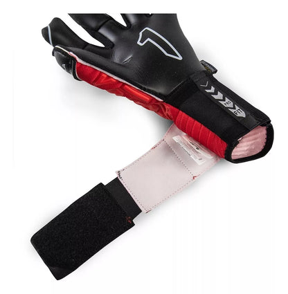 GUANTE DE PORTERO RINAT FIERA GK PRO ADULTO ROJO/NEGRO