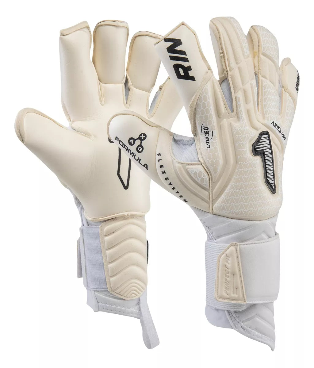 Guante de Portero Profesional Rinat Aries Nemesis Pro Blanco