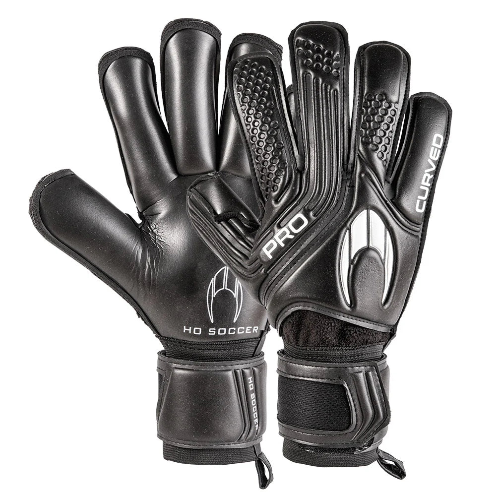 Guantes de Portero HO Soccer Pro Curved Blackout