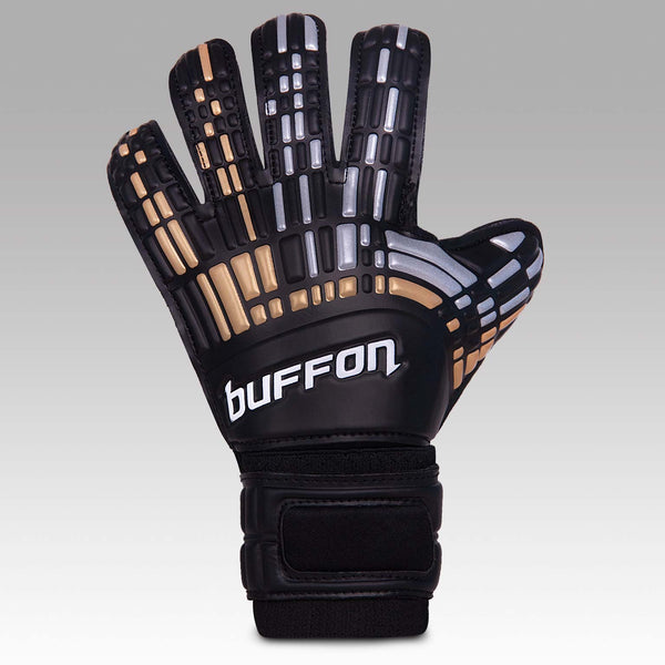 Guantes de portero infantil Buffon Pixel Oro Plata